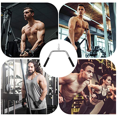 BESPORTBLE LAT Acessório de barra de puxar para baixo, equipamento de treinamento muscular, academia
