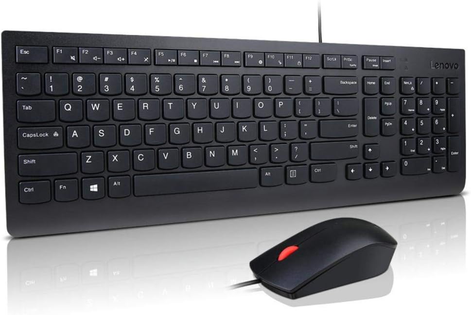 Lenovo Essential Wired Keyboard And Mouse Combo - Us English