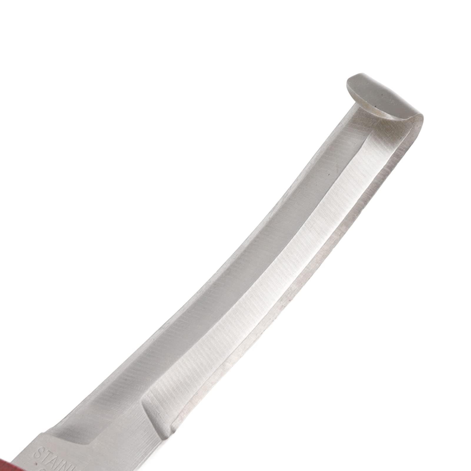 Zerodis Rasoio per Coltello per Zoccolo, Lama a Doppia Faccia in Acciaio Inossidabile Manico Ergonomico in Legno Coltello per Zoccolo Coltello per Zoccolo Maniscalco