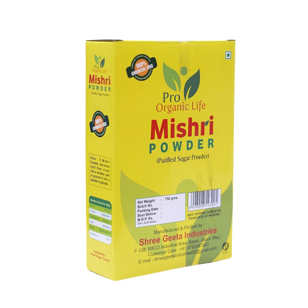 PRO ORGANIC LIFE MISHRI POWDER VALUE SAVER PACK OF 5KG