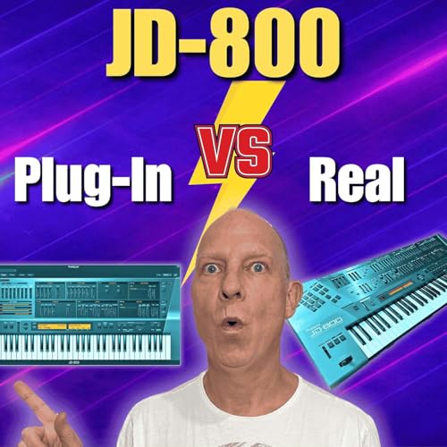 Roland JD-800 Plug-In vs Real JD-800 (Iconic Riffs A/B Test)