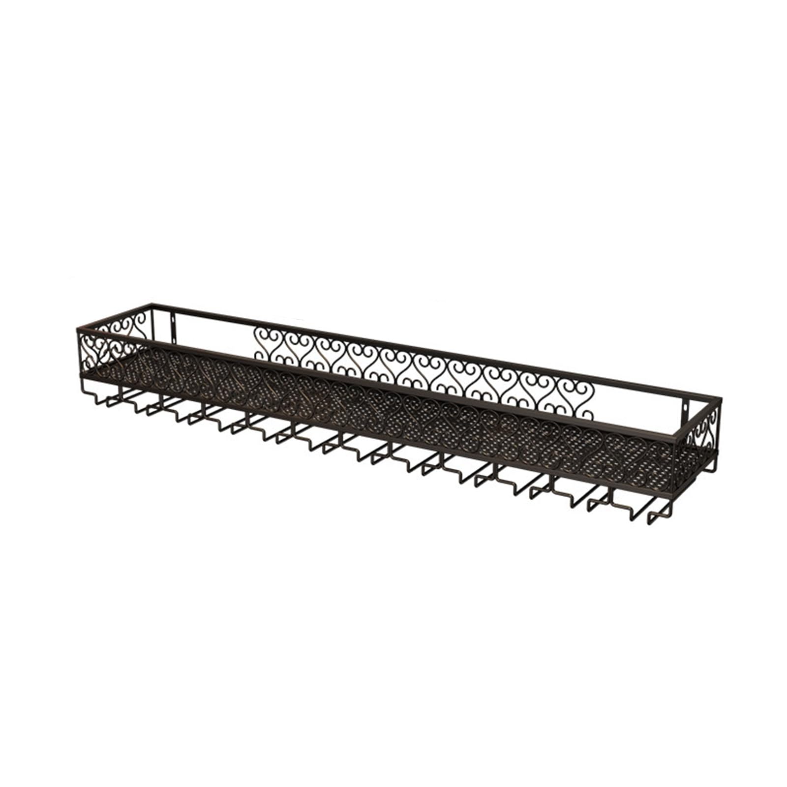 YXLLGS Wall Mounted Wine Rack, Hanging Stem Glass Holder