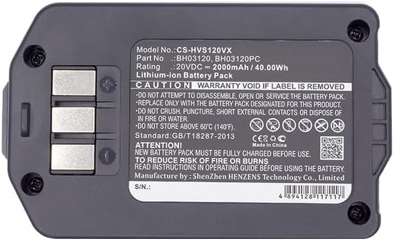 Replacement Battery for Hoover Air Life 3.0,BH50100,BH50100RM,BH50110,BH50111,BH50120,BH50120CA,BH50121,BH50125,BH50130,BH50140,BH51110,BH51120,440005966,440005973,44139,BH03100,BH03120,BH03120PC