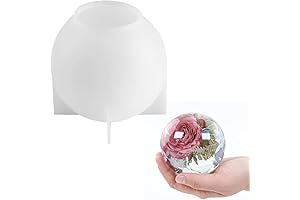 4.88'' Sphere Silicon Mold for 3D Round Ball and Orb Epoxy DIY Crafts