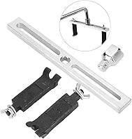Vista 8 de Walfront Llave de bomba de combustible de 23 a 7.480 in universal ajustable de la bomba de combustible herramienta de extracción de la tapa