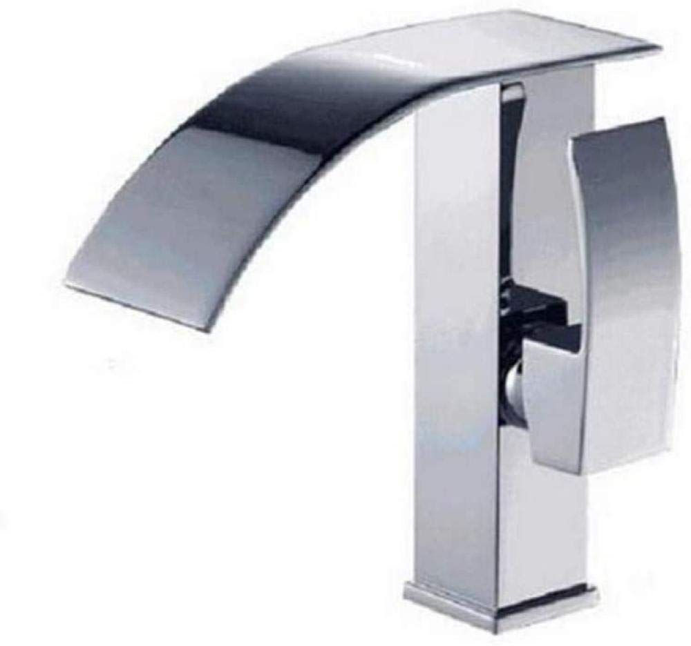 Robinet mitigeur de cuisine contemporain chrome cascade pont monté évier