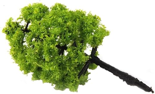 Miniatura 9 de 20 piezas 1100 modelos de árboles artificiales, mini modelo, luz de planta en miniatura, decoración de paisajes, modelo de construcción, artesanía
