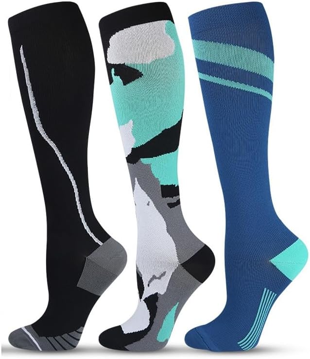 Long Leg Sports Pressure Socks Outdoor Running Jump Rope Compression