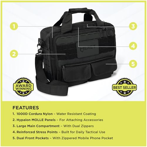 Bolso táctico MERET COMMANDER para laptop 15" miniatura 5