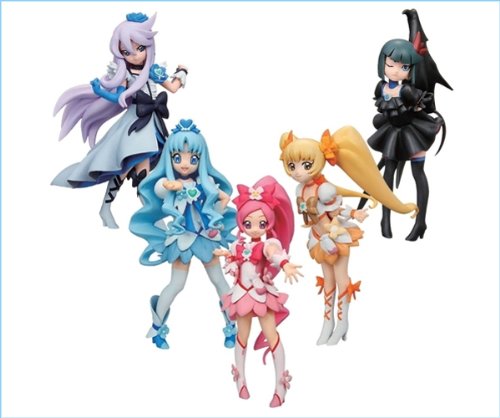 プリキュア フィギュアセット ハート型 Amazon.co.jp: ハーフエイジガールズ ハートキャッチプリキュア