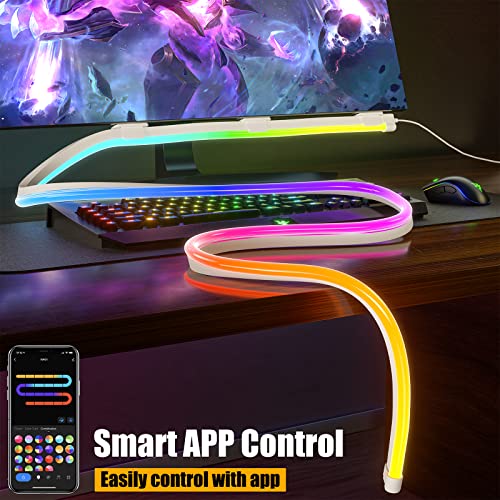 Novonest Led Neon Rope Light,4.92Ft,Smart App/Key Controlled Ambient Lighting Strip,Compatible With Alexa And Google Assistant,Diy Design For Interior Decoration,As1500(Not Support 5G Wifi) #TOP1