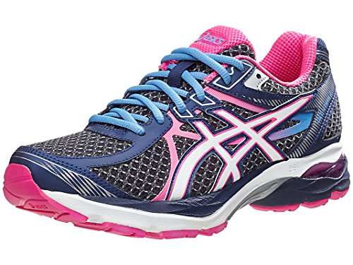ASICS Women's Gel-Flux 3 Running Shoe, Indigo Blue/White/Hot Pink, 7.5 M US