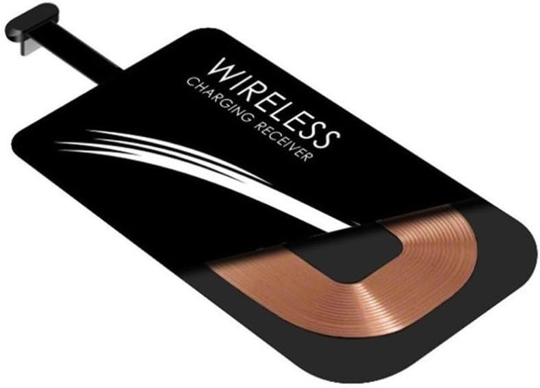 type c qi wireless charging receiver- Black