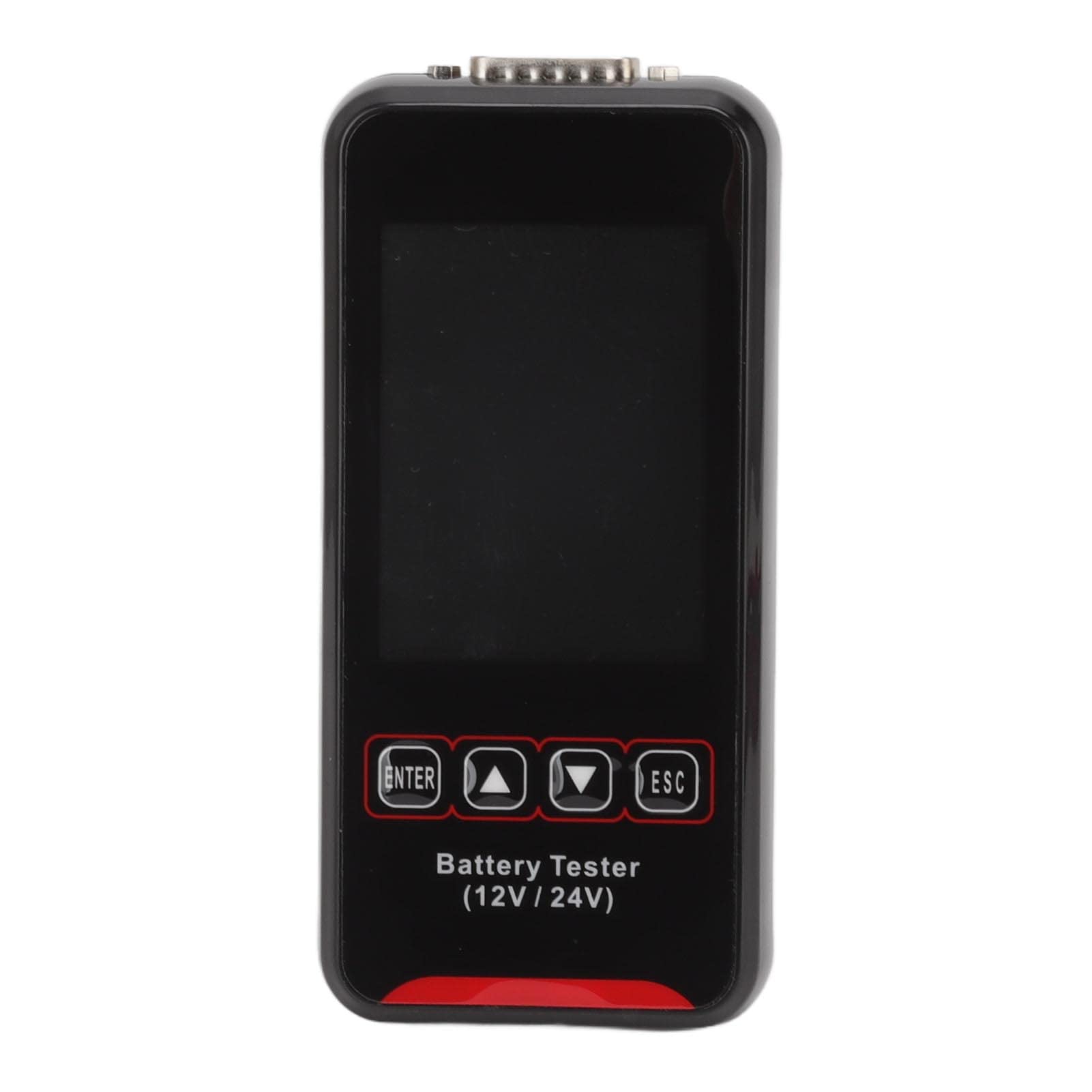 Comprobador de batería de coche 12 V 24 V, analizador de batería digital, probador de carga LCD con Rse ity o Sn para mantenimiento de vehículos, s e inspección