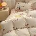 Covebett Dackel Bettwäsche 135x200 Rosa Gestreift mit Dackelmotiv Bettbezug Set 2teilig Weich Microfaser Rosa Streifen Dachshund Hunde Mädchen Deckenbezug und Kissenbezug 80x80 mit Reißverschluss