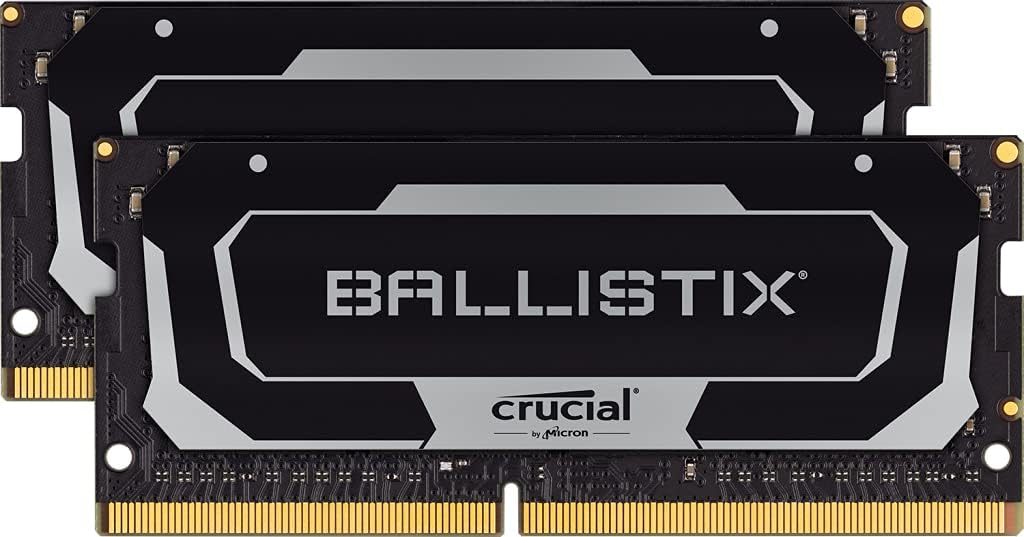 Crucial Ballistix 2666 MHz DDR4 DRAM Laptop Gaming Memory Kit 16GB (8GBx2) CL16 BL2K8G26C16S4B