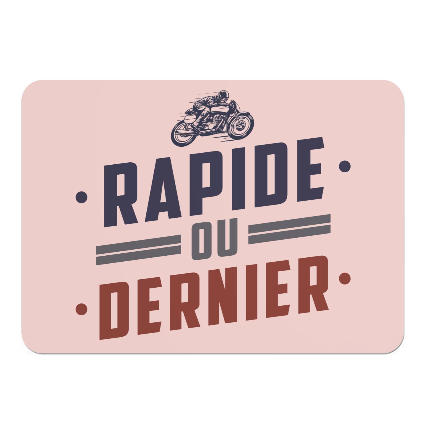 Sets de table en liège rose motif grand format de qualité supérieure cafe racer
