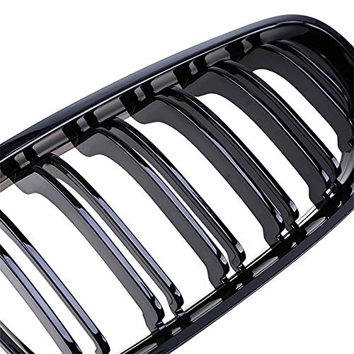 Calandre de rein BMW E90 E91 2009-2012 finition look carbone premium double latte