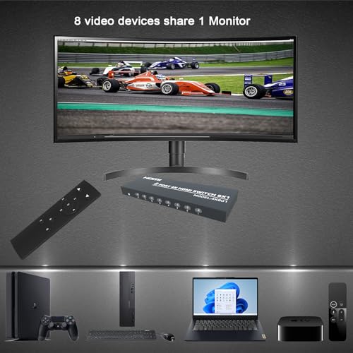 Conmutador HDMI KAGO para conectar tu PS4 Xbox y PC al proyector del salón 2