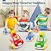 TooyBing Press and Go Car Toys for Toddlers 1-3, 4 Pack Animal Baby Car Toys for 1 2 Year Old Boy, Push Go Friction Vehicle Toys for Infants 6-9-12-18 Months, One First Birthday Gifts for Boys Girls