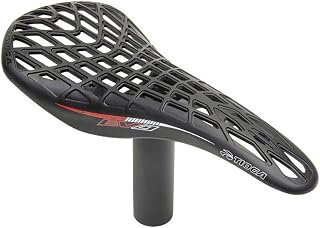 D-Spyder EVO Saddle: Carbonite, Integrated 27.2mm Seatpost, Black