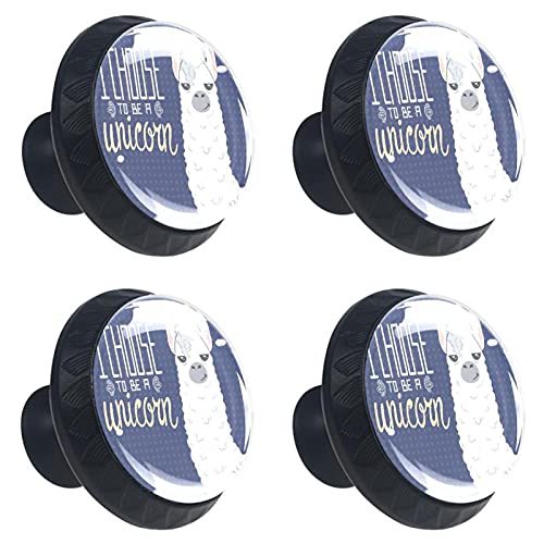 Boutons de tiroir licorne en verre pour réparer et embellir une commode - 2