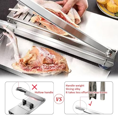 Cortadora Manual de Carne Acero Inoxidable con Báscula miniatura 5