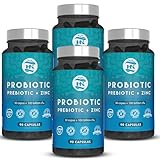 ✅ Salud Intestinal y Digestiva: HN ha desarrollado una fórmula de Combinación de probióticos y prebióticos que contiene 30 cepas diferentes de bacterias saludables, y cada una realiza una función única en el intestino que restauran el equilibrio de la flora intestinal, ayudando a una digestión saludable.