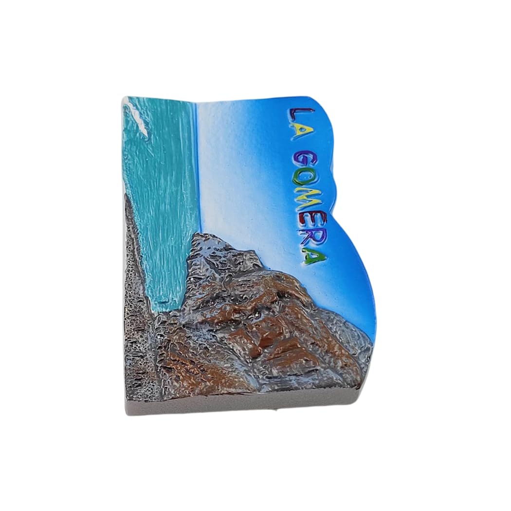 Calamita da frigorifero 3D Donostia San Sebastian Spagna souvenir da viaggio decorazione per frigorifero adesivo magnetico dipinto a mano artigianale