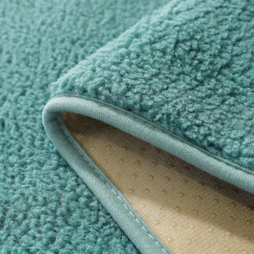 Funda para sofá reclinable azul de 64 cm que protege de garras de perros 4