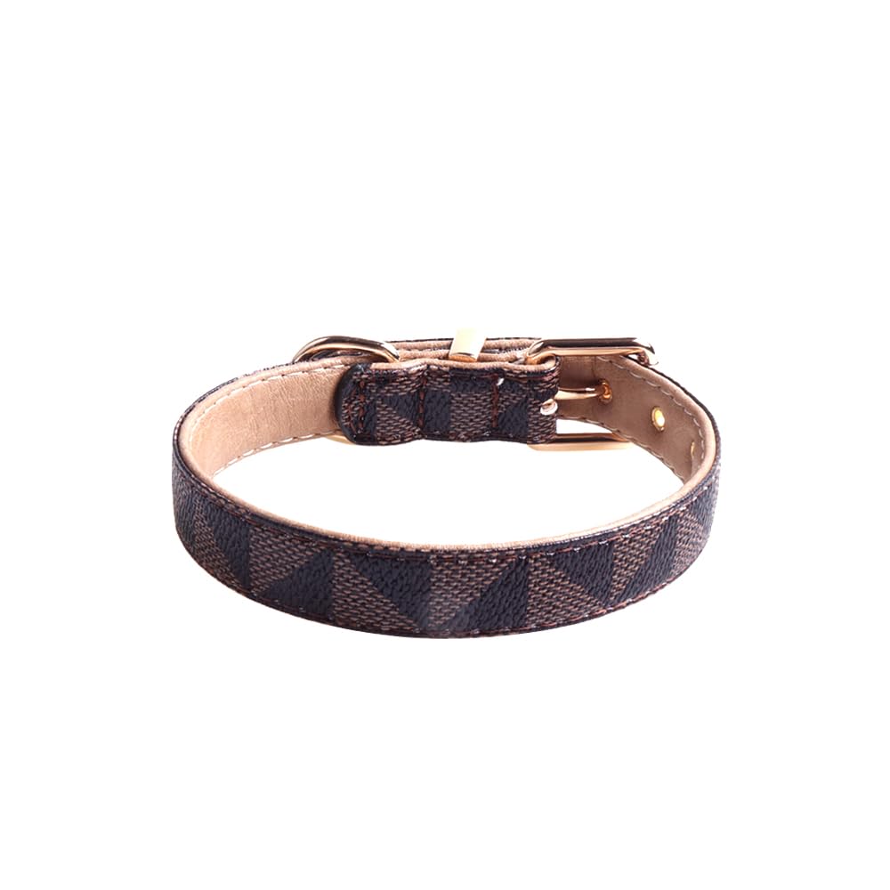 Viwind Hundehalsband Leder Verstellbares Leine Set 1.5/2cm W