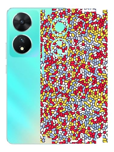 Image of AtOdds - VIVO T2 (5G) Mobile Back Skin Sticker - Lamination - Rear Screen Guard Protector Film Wrap (Coverage - Back+Camera+Sides) (Design - Beans)