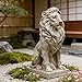 15in Huge Lion Statue, Stone Lion Sculpture Ornament, Beautiful Decorative Piece for Villa Garden Entrance, Housewarming, Birthday Gifts, Garden, Yard Decor