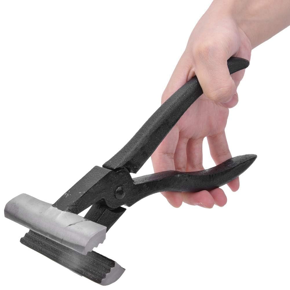 Pinze per tela per allungare la tela Manico nero Pinze per tela in ghisa Strumento per allungare la tela per allungare la tela per pittura a olio su tela