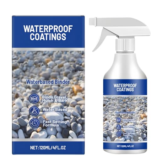 120ml Gravelhold Eco Resin,Gravel Glue for Garden Stones,Water-Based Stone & Pebble Binder,Waterbased Binder for Gravel Stones and Mulch on Pots,Gravel Binder Resin,Rapid Molding and Pet Friendly