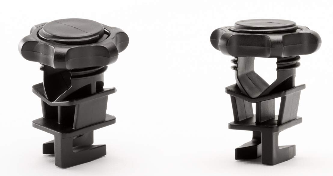 Digitalbird Lot de 100 isolateurs à Virole Made in Italy renforcé Taille XL pour piquets en Fer ou Fibre de Verre jusqu'à 16 mm