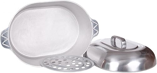 Miniatura 2 de Cajun Classic - Tostador ovalado de aluminio de 18 pulgadas, GL10055