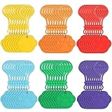 Paw Print Party Favors: 48 pieces of paw keychains in 6 colors, each color of paws comes with a corresponding color chain keychain; These keychains no need you and your family to assemble, and what you get is the complete keychain and you can easily ...