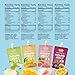 VOLO VERO Drinkable Konjac Jelly Variety Pack, 3 Calories, 10 Pack, 0 Sugar, Vegan, Gluten Free, Keto, Vitamin C Fruit Snacks Holiday Gifts - Flavors Include Mango, Peach, Passion Fruit, and Apple Pouches