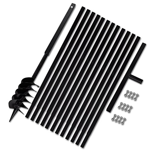 Laya y barreno Manual 120 mm con alargador mecha Barreno acero 13 m