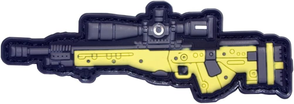Cobra Tactical Solutions L96 Sniper - Parche de PVC con velcro para airsoft, cosplay, paintball, ropa táctica, mochila