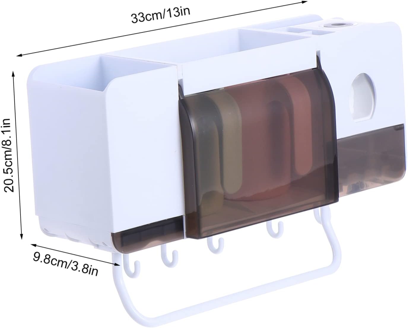 Toilet Storage Minimalist Decor Toothbrush Holder Toothpaste Holder Bathroom Organization Rack