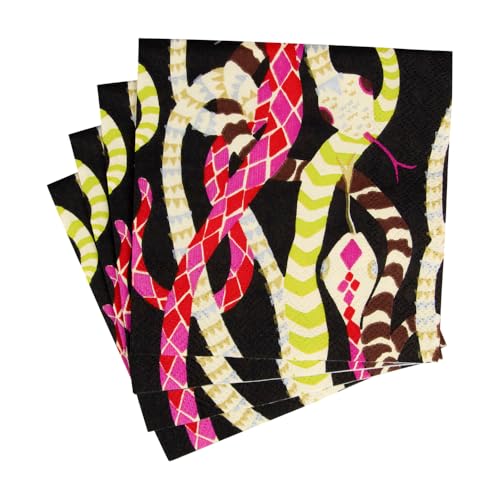 Servilletas de cóctel de papel absorbente negro que evitan manchas 3