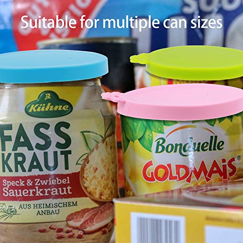 Girls'love talk 3 PCS Food Cover for Pets,Food Grade Silicone Pet Food Can Covers Lid Covers,Universal Food Can Caps for Dog Cat Can Food,BPA Free and Safe to Use in Dishwashers - Image 6