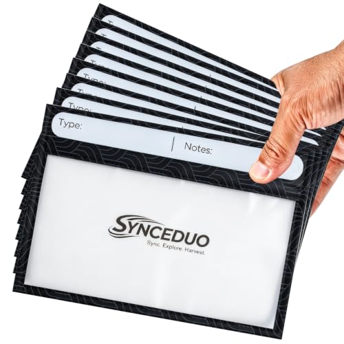 Synceuo Reusable Soft Plastic Bait Bags (50-Pack)