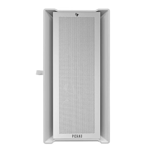 Gabinete Gamer Pichau HX550M, Mid-Tower, Lateral de Vidro, Com 3 Fans, Branco, PG-HX55M-WT01