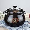 YSZWIN Casserole Cookware Dutch Oven Household Black Ceramic Casserole Energy Saving Insulation Long-Term Stew Non-Stick Pan Aesthetic and practical #3