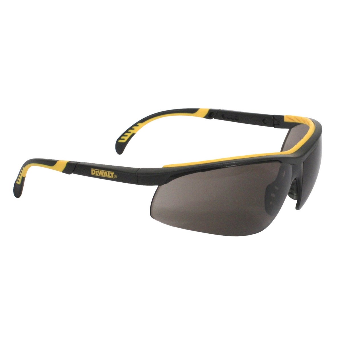 Dewalt Dual Comfort Silver Mirror High Performance Protective Safety Glasses Dpg55 Unisex Adult Adjustable Rubber Rimless