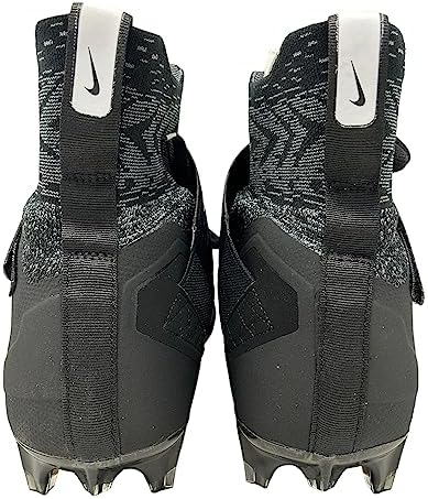 Nike Men's Alpha Menace Elite 2 Football Cleats (Black/White/Dark Grey, Numeric_15) Review | Image 4