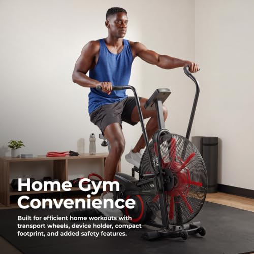 Sunny Health & Fitness Smart Heavy-Duty Fan Bike for HIIT Cycling Workout - image 8